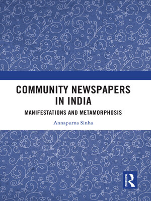 cover image of Community Newspapers in India